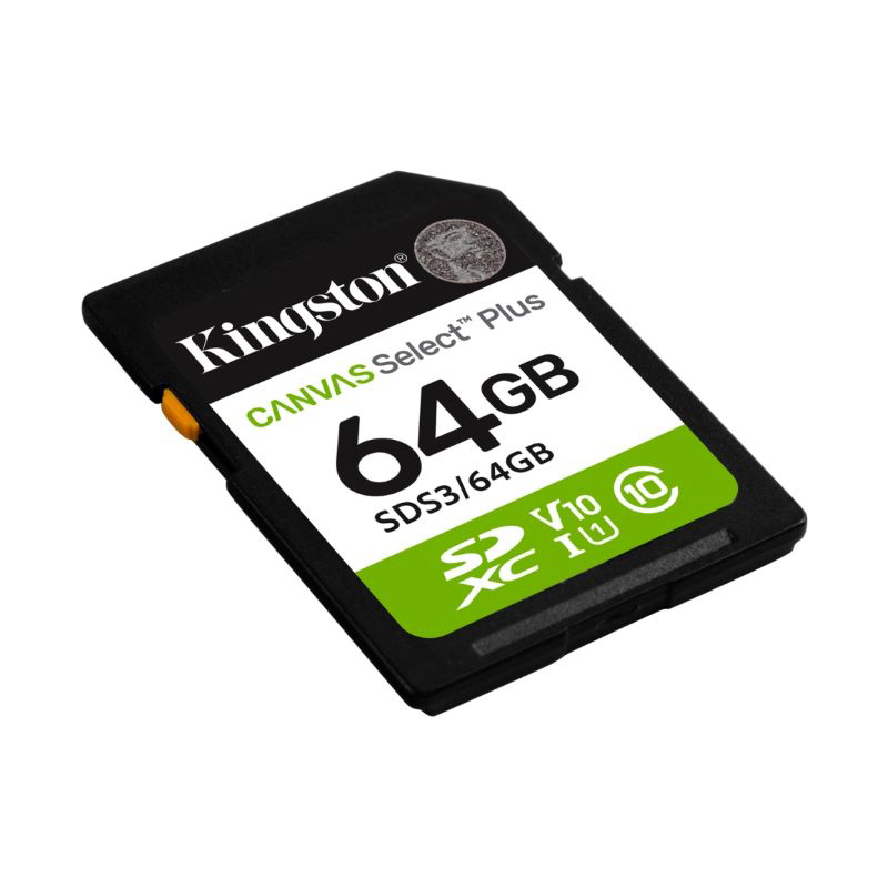 Memorijska kartica SD 64GB Kingston Canvas Select Plus SDS3/64GB 100 MB/s Class 10 UHS-I
